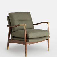 THEODORE ARMCHAIR | KHAKI LINEN