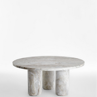 TISBURY COFFEE TABLE | FANTASY BROWN MARBLE