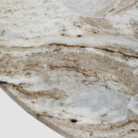 TISBURY COFFEE TABLE | FANTASY BROWN MARBLE
