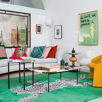 The Rug Company DVF Diane Von Furstenberg Climbing Leopard Handknotted Silk Wool Rug Runner
