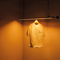 RENZO SERAFINI | METTINFILA BRUSHED BRASS LED PENDANT LIGHT & COAT RACK