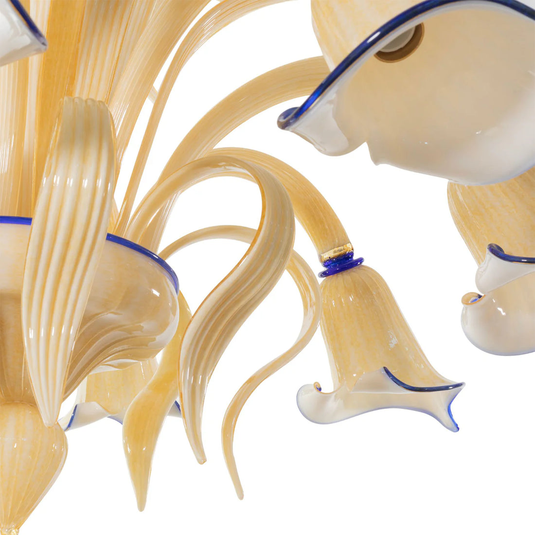 BOTTEGA VENEZIANA | FUROZ AMBRA FLORAL GLASS CHANDELIER