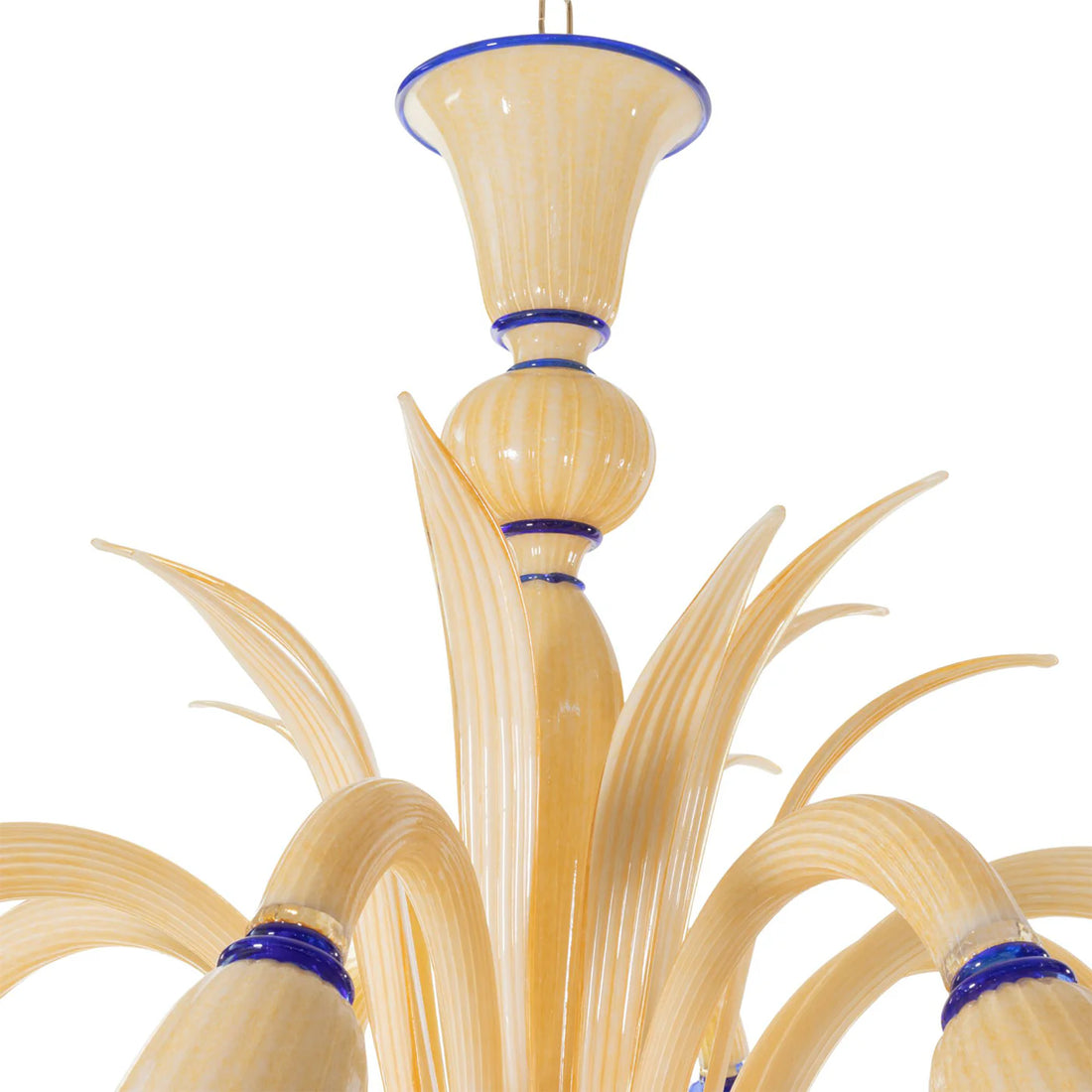 BOTTEGA VENEZIANA | FUROZ AMBRA FLORAL GLASS CHANDELIER