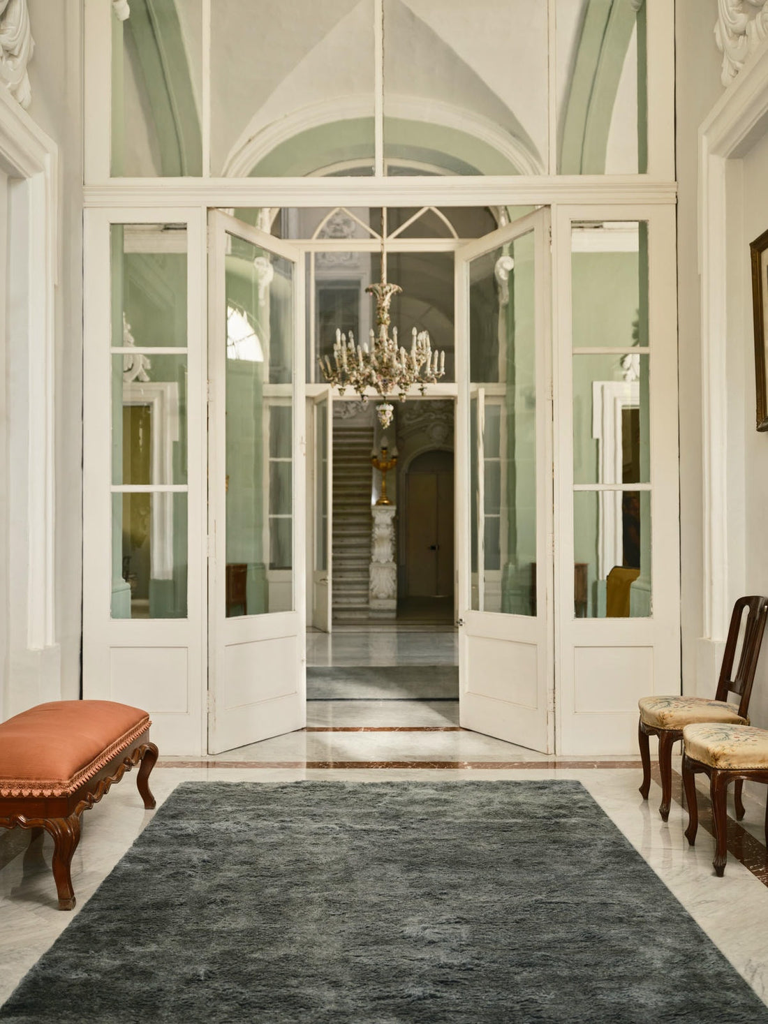 COLOUR IN RESIDENCE | SHAG MOHAIR AEGEAN
