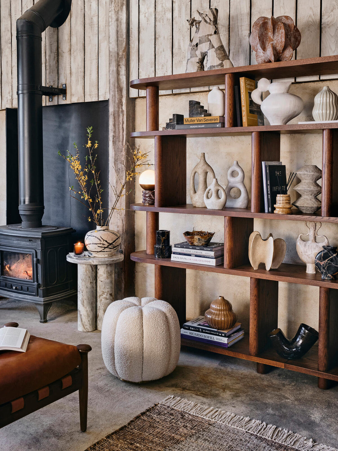 TISBURY SIDE TABLE | FANTASY BROWN