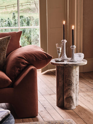 TISBURY SIDE TABLE | FANTASY BROWN