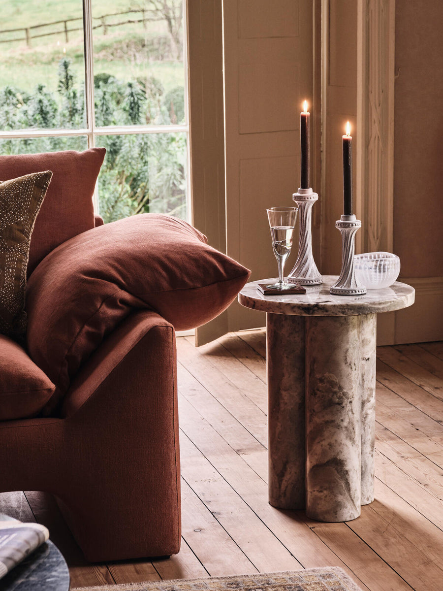 TISBURY SIDE TABLE | FANTASY BROWN