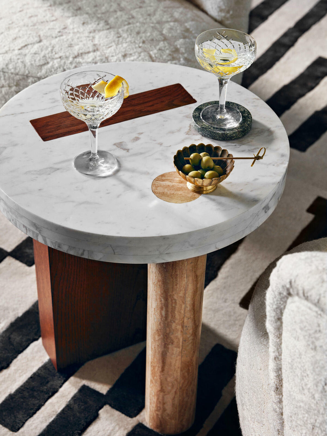 BARWELL CUT CRYSTAL CHAMPAGNE COUP | SET OF FOUR