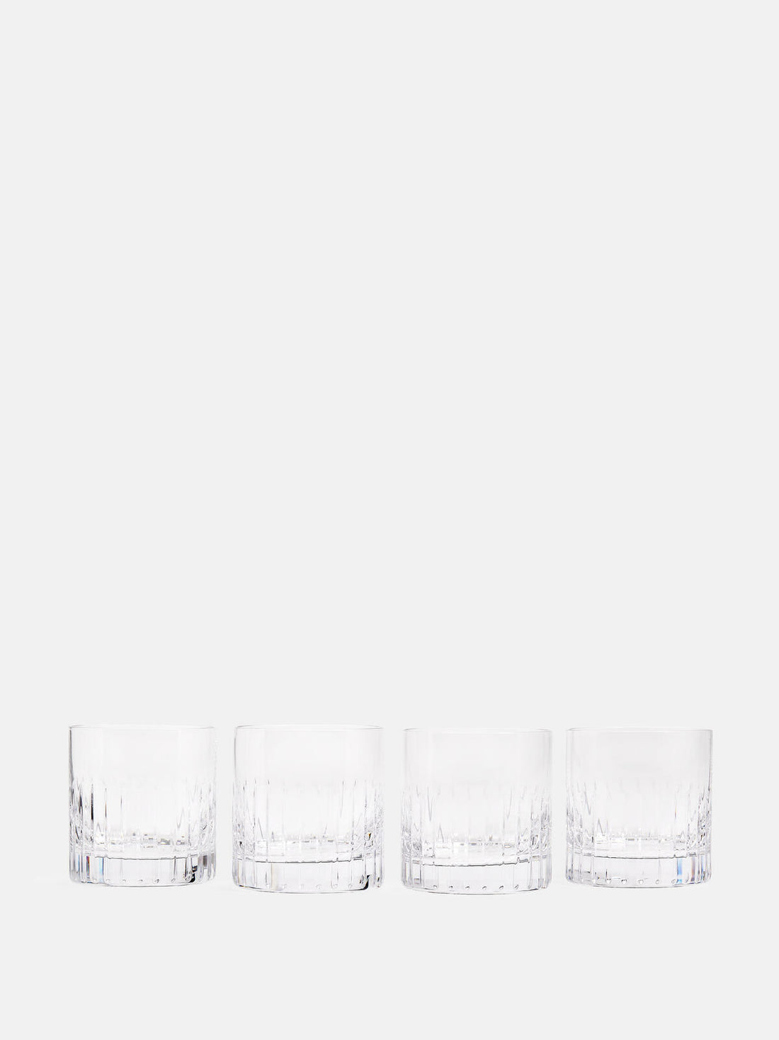 ROEBLING CUT CRYSTAL ROCKS GLASS | SET OF FOUR