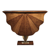 CARPANELLI | ALI DI FARFALLA CONSOLE IN BRIARWOOD AND WALNUT