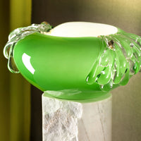AINA KARI | STRAVEDAMENTO GREEN MURANO GLASS TABLE LAMP