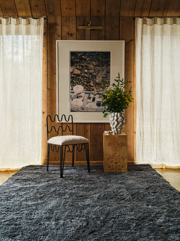 TONAL TEXTURES | STORM HANDLOOM CASHMERE HIGH PILE