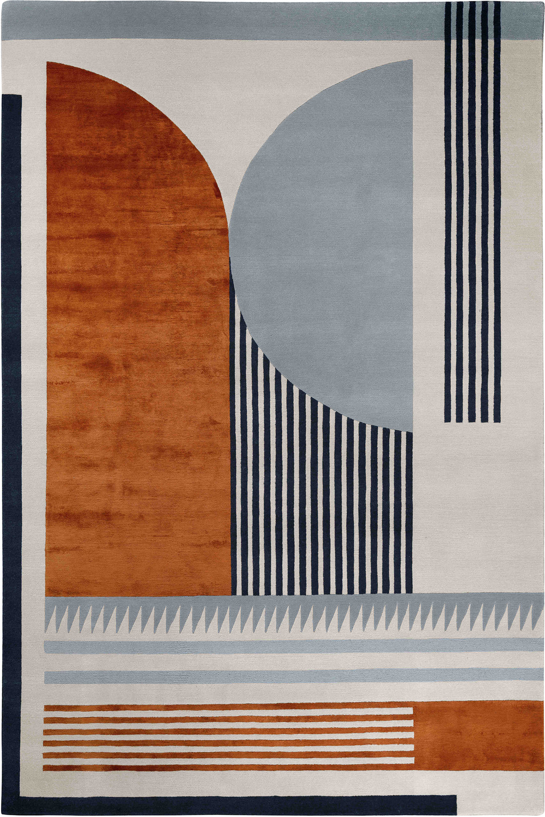The Rug Company Future Forms Forma Handknotted Wool & Silk Rug