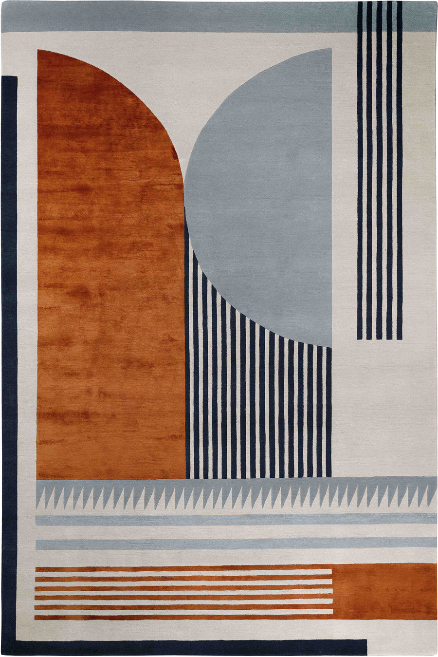 The Rug Company Future Forms Forma Handknotted Wool & Silk Rug