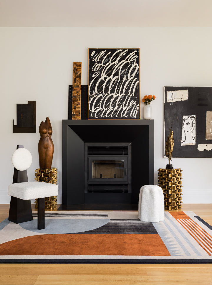 The Rug Company Future Forms Forma Handknotted Wool & Silk Rug