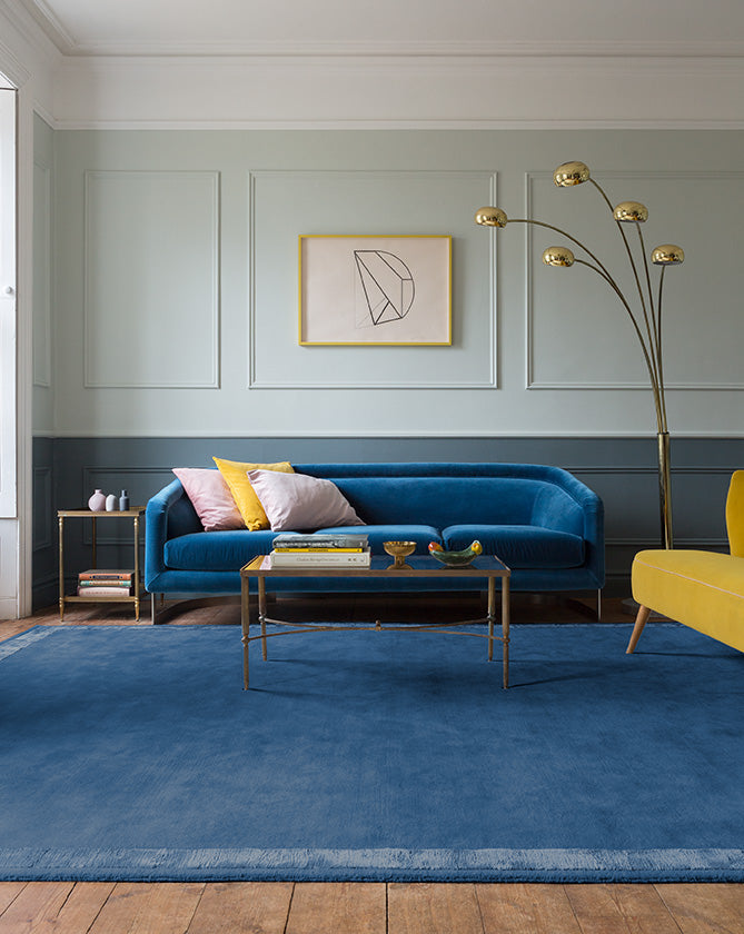 FARROW AND BALL | BAY BLUE SILK BORDER