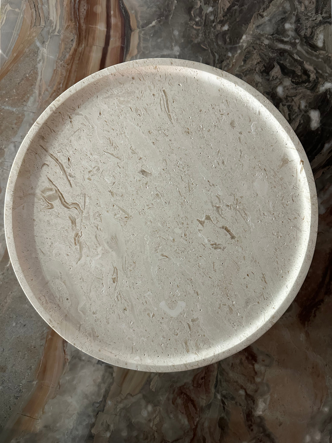 MARBLE CAKE STAND  | CREAM