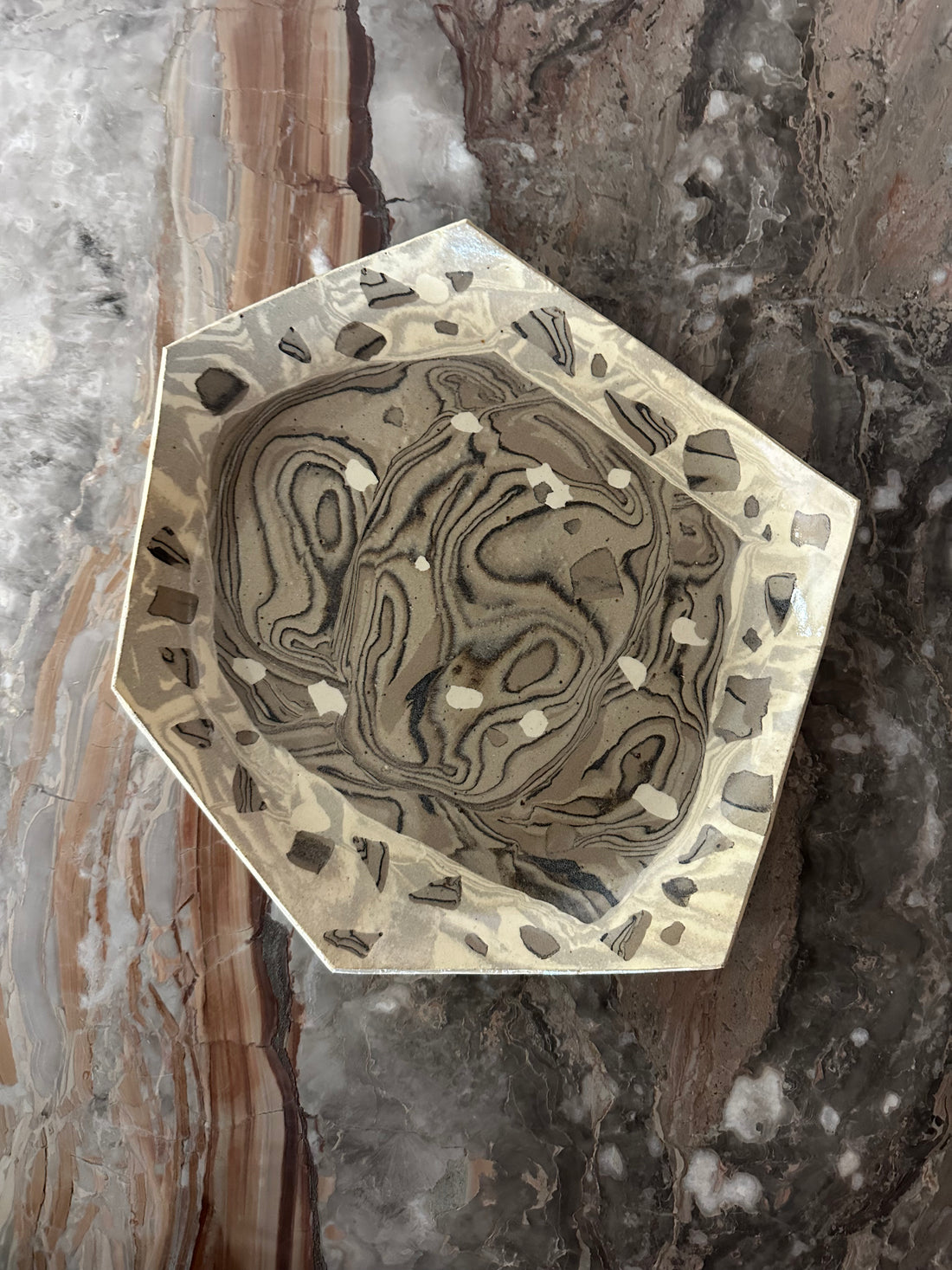 PIETA PLATE BY LUCY MCMILLAN