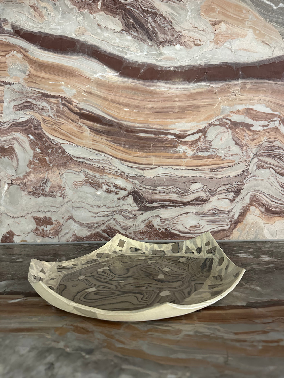 PIETA PLATE BY LUCY MCMILLAN