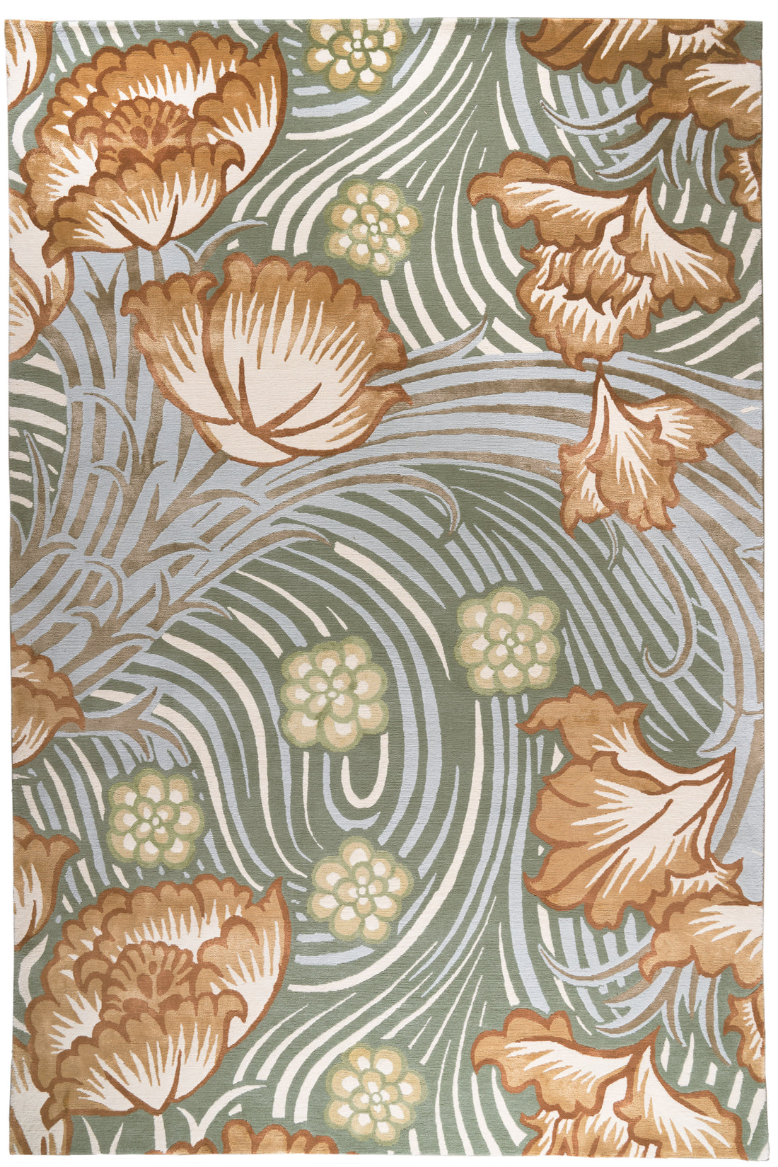 The Rug Company Liberty Hana Lacquer Handknotted Wool & Silk Rug