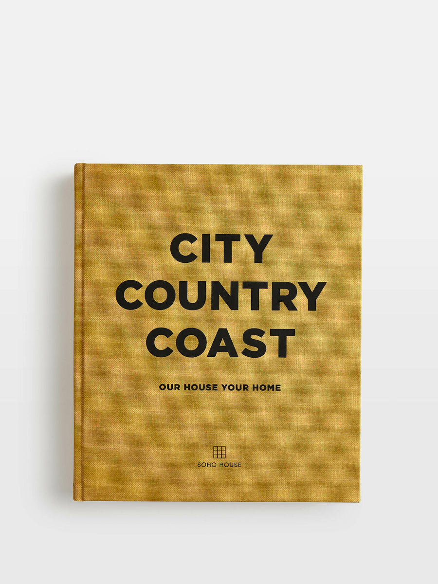 Soho home City Country Coast book
Hardback publication. Linen-bound cover. Recipes, cocktails, Soho House interiors.
