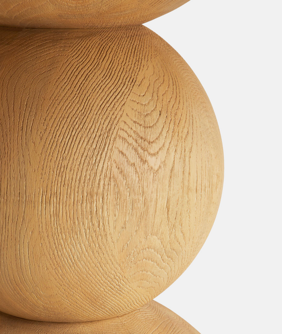 Lowden Round Oak Dining Table by Soho Home. Simple yet sculptural form creates a modern crafted look. Inspired by Soho House.