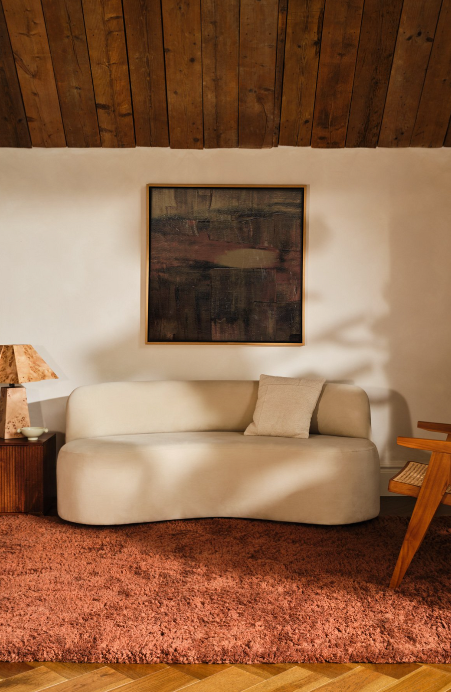 TONAL TEXTURES | RUSSET HANDLOOM CASHMERE
