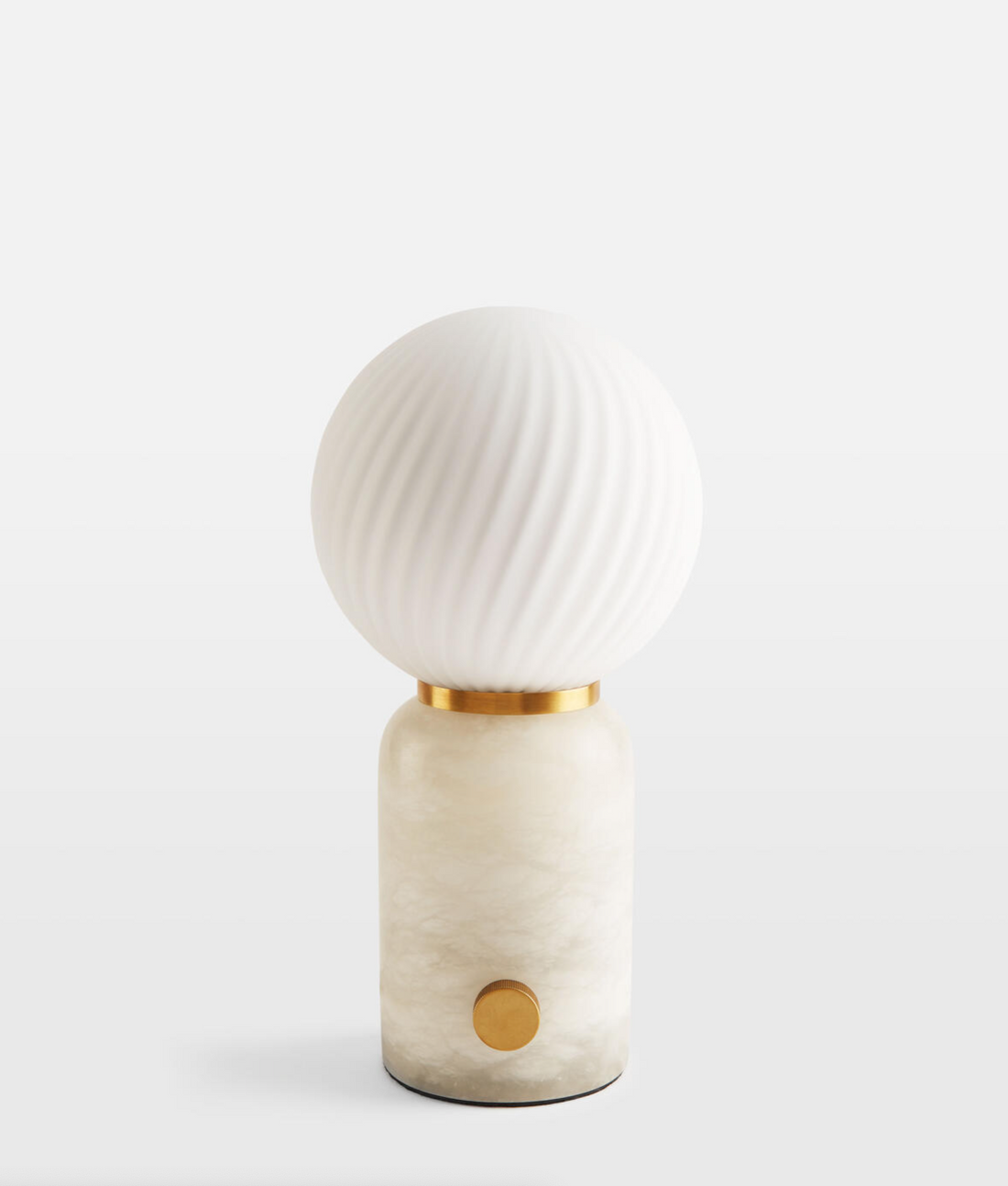 Soho Home Alabaster Swirl Table Lamp