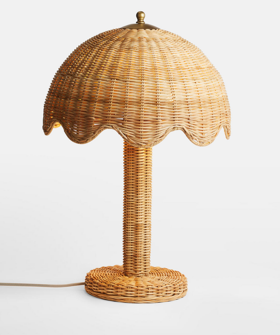 Soho Home Lila Rattan Table Lamp 
