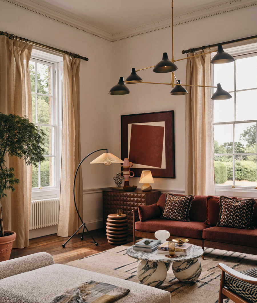 OLIVER MID CENTURY CHANDELIER