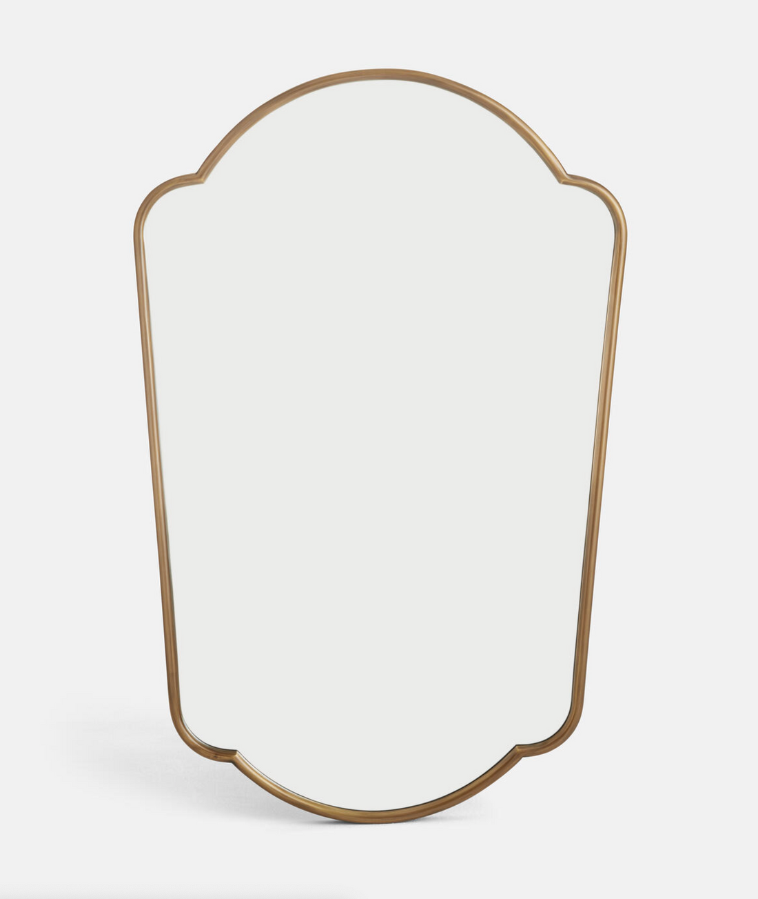 Soho Home Betty Antique Brass Mirror Short