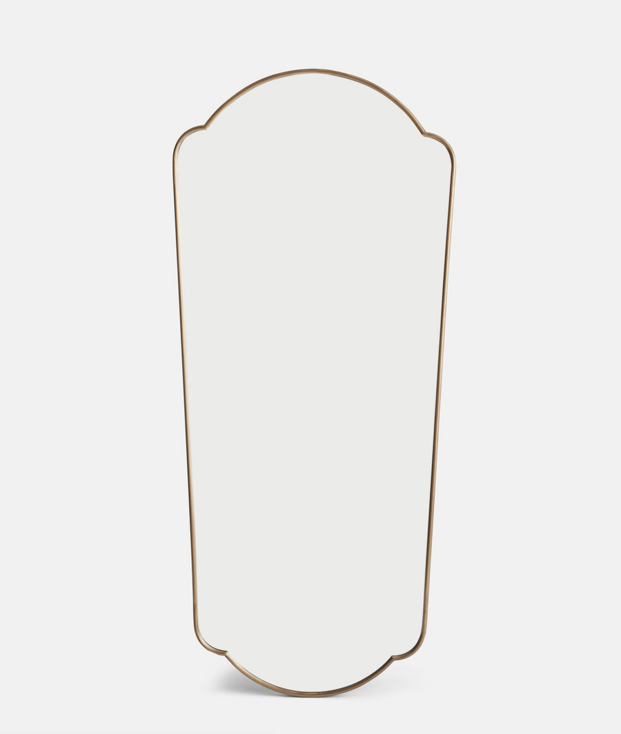 Soho Home Betty Antique Brass Mirror Tall