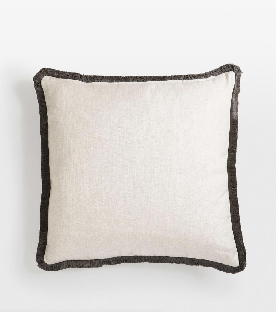 Soho Home Charis Small Square Velvet Charcoal
