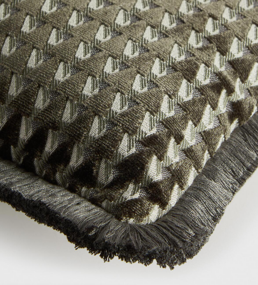 Soho Home Charis Oblong Velvet Charcoal