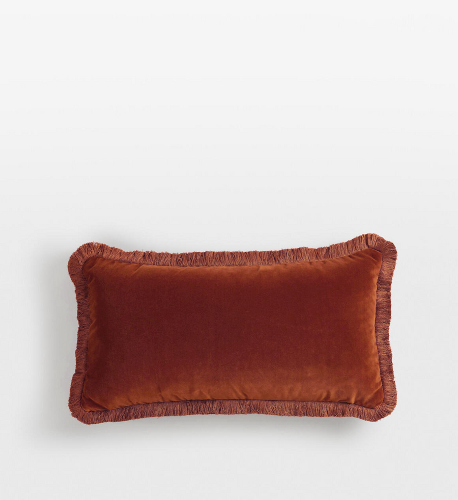 MARGEAUX OBLONG CUSHION | RUST
