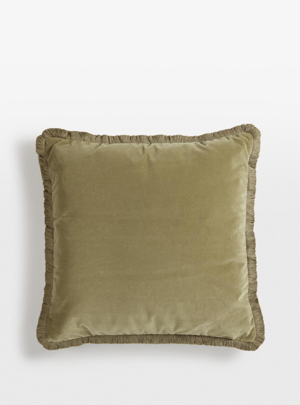 MARGEAUX LARGE SQUARE CUSHION | LICHEN