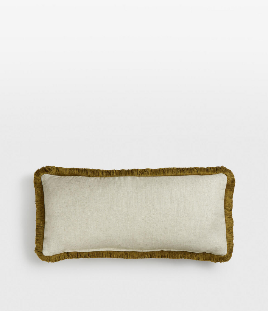 CHARIS OBLONG CUSHION | OCHRE