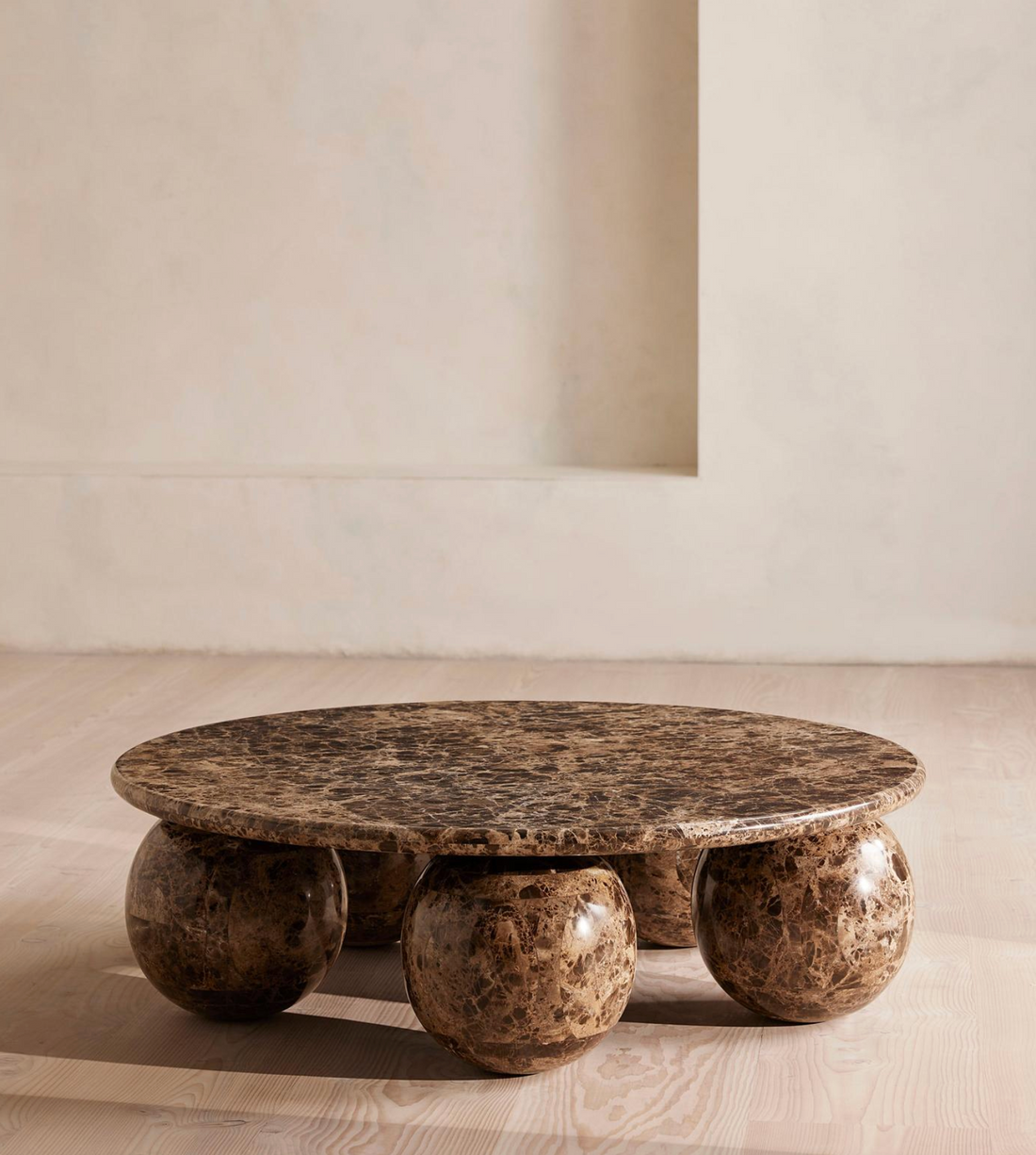 OXLEY COFFEE TABLE, LARGE | DARK EMPERADOR MARBLE