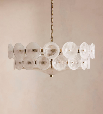 LORENZO CHANDELIER | WHITE