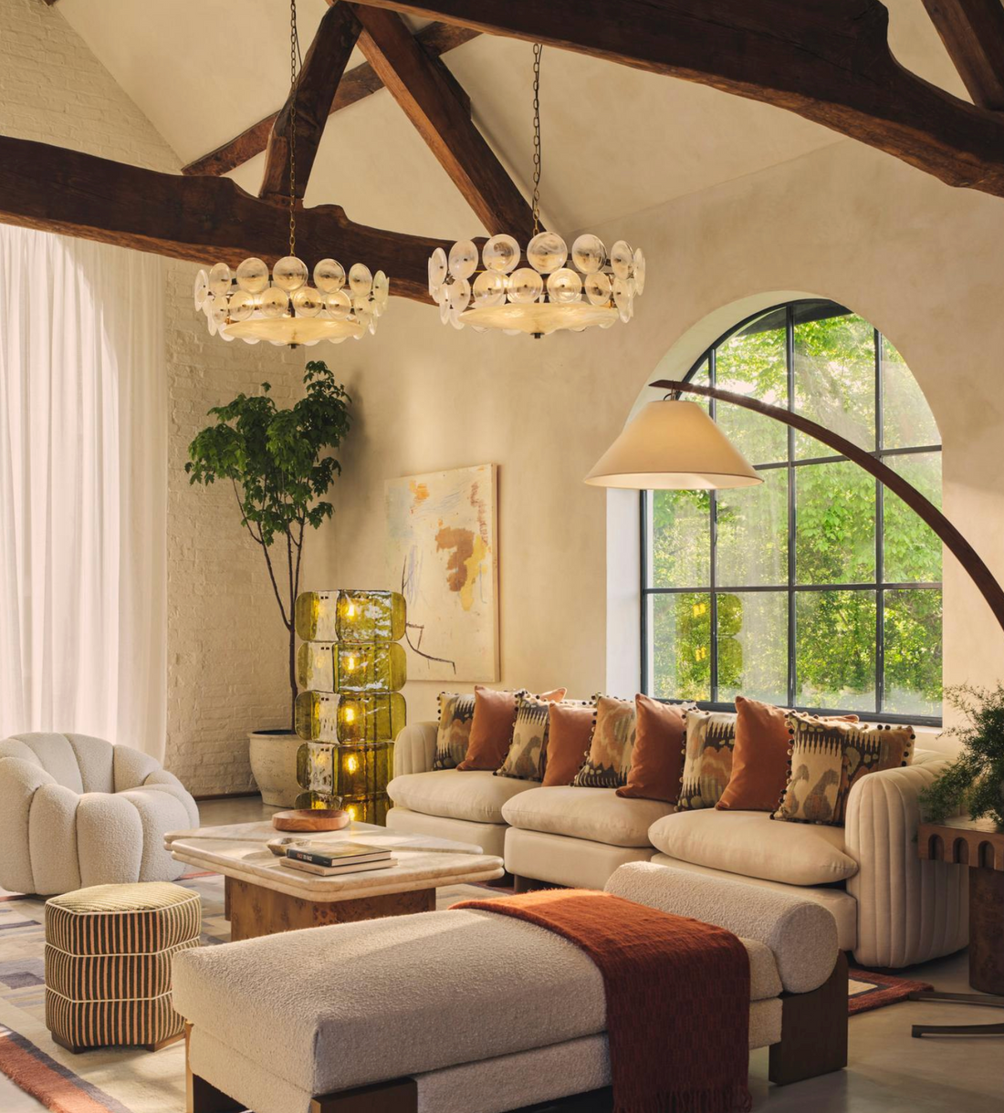 LORENZO CHANDELIER | WHITE