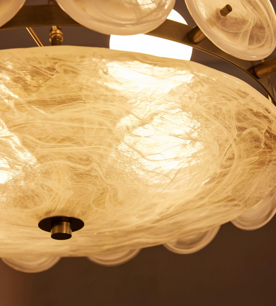 LORENZO CHANDELIER | WHITE
