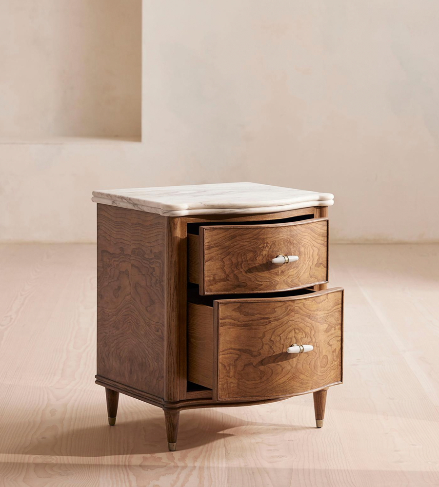 VALERIE BEDSIDE TABLE | ARABESCATO CORCHIA
