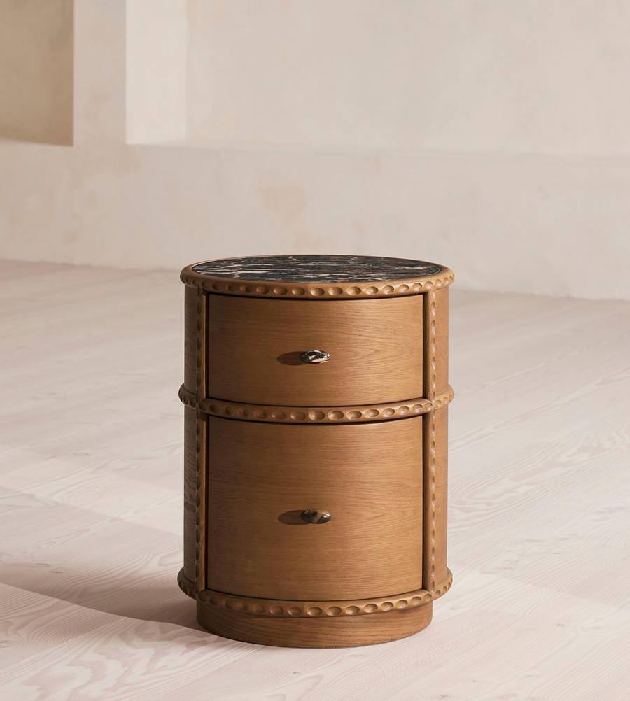 PIETRO BEDSIDE TABLE | MICHELANGELO MARBLE