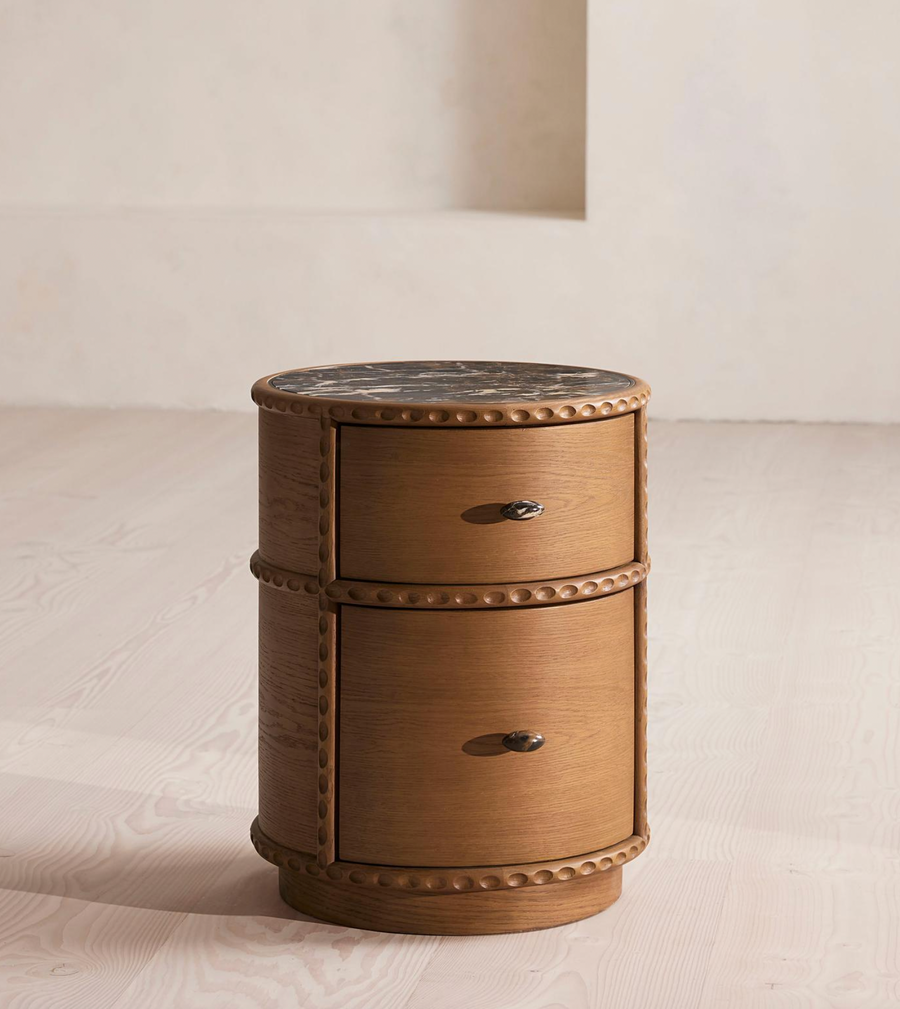 PIETRO BEDSIDE TABLE | MICHELANGELO MARBLE