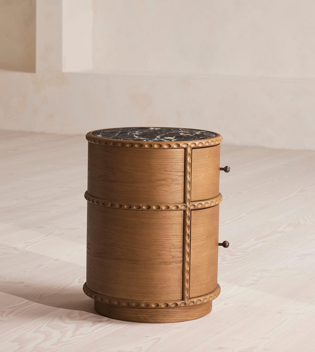 PIETRO BEDSIDE TABLE | MICHELANGELO MARBLE