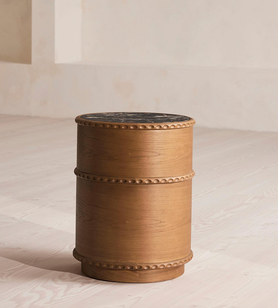 PIETRO BEDSIDE TABLE | MICHELANGELO MARBLE