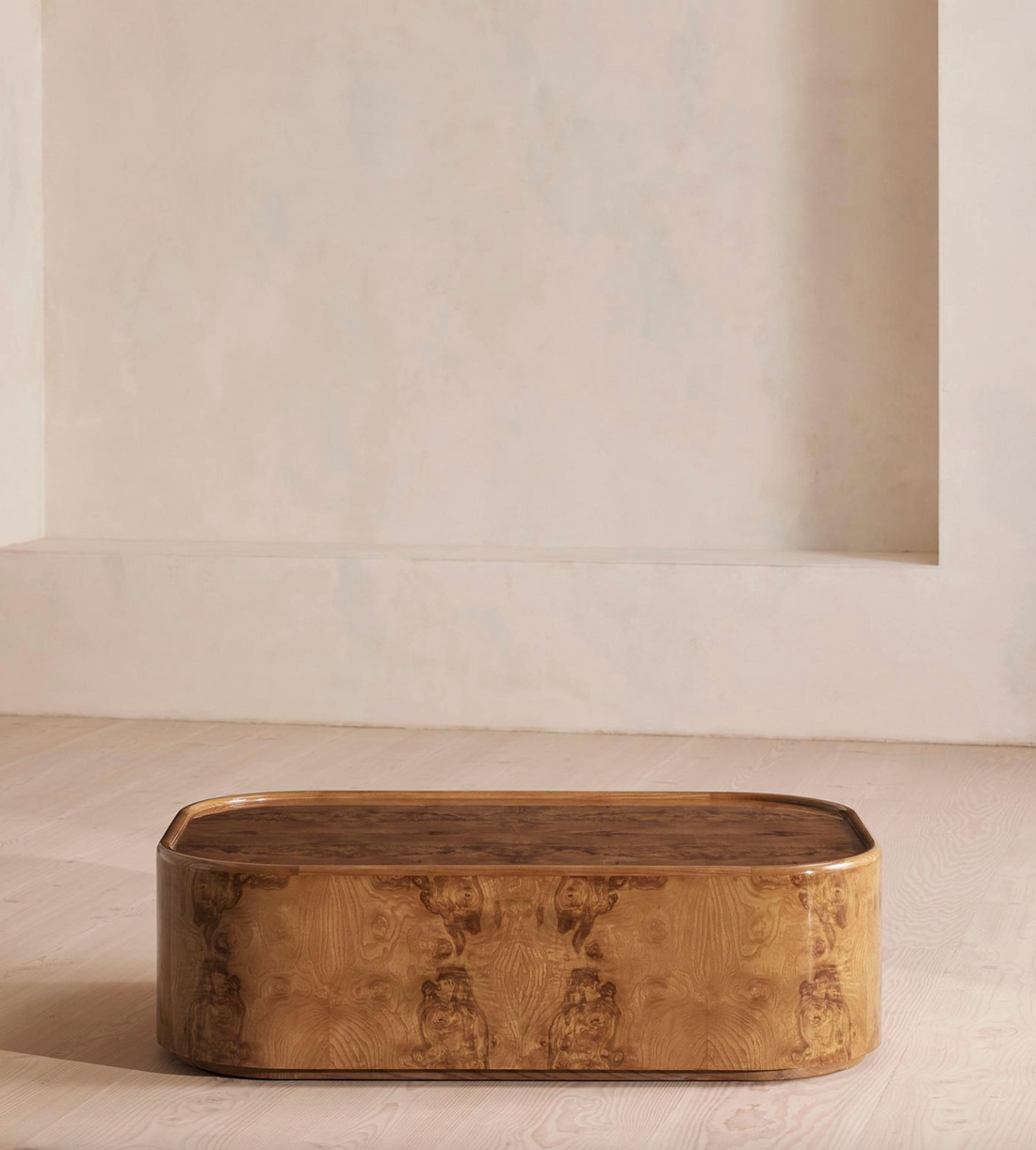 DAWSON COFFEE TABLE,  OLIVE ASH BURL