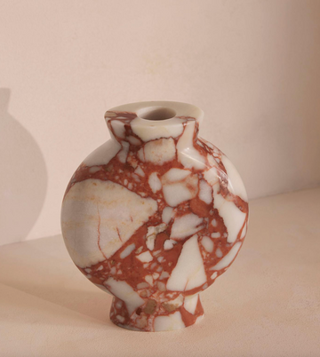 SESSO VASE, WIDE, RED BULGARI