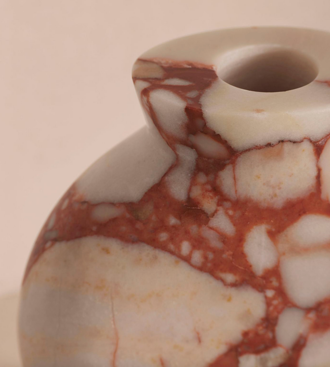 SESSO VASE, WIDE, RED BULGARI