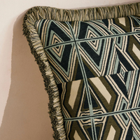 ASPEN SQUARE CUSHION | OLIVE